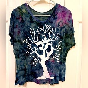 Purple Tye-dye Tree of life